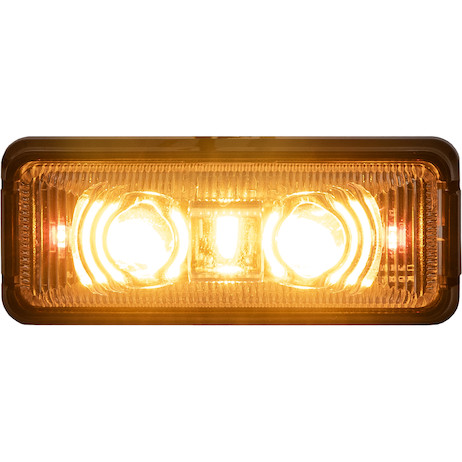 2 Inch & 2.75 Inch Rectangular Combination Marker-Strobe Lights